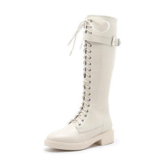 Short Plush Long High Flat Boots The Muse