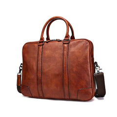 Skeleton-skin Genuine Leather High-grade Briefcase - Muselune