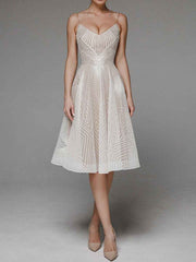 Women's Summer Sling Embroidered Sleeveless Dress - Muselune