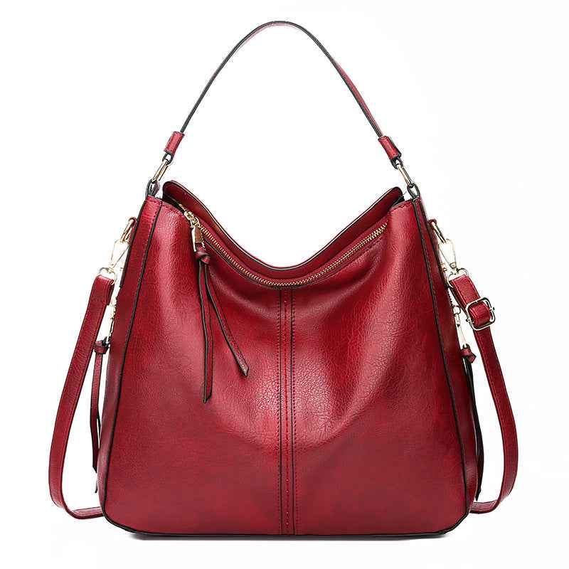 Hobos Bucket Adjustable Shoulder-strap Handbag - Muselune