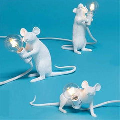 Nordic Creative Resin Mini Animal Mouse Light - Muselune