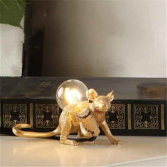 Nordic Creative Resin Mini Animal Mouse Light - Muselune