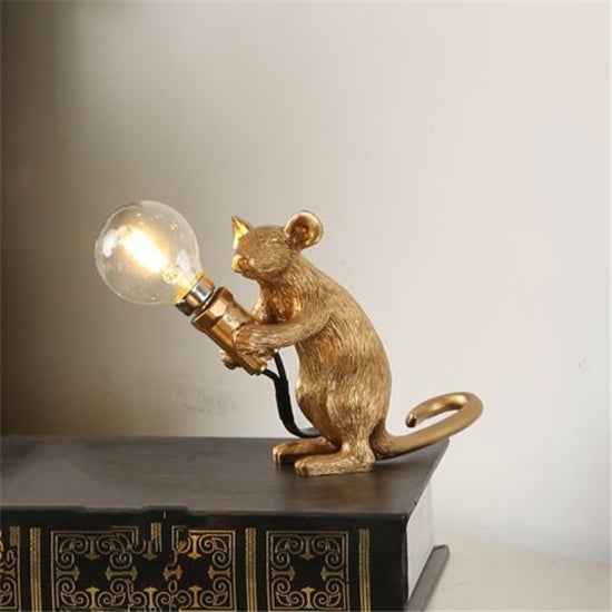 Nordic Creative Resin Mini Animal Mouse Light - Muselune