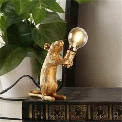 Nordic Creative Resin Mini Animal Mouse Light - Muselune
