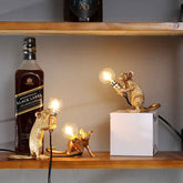 Nordic Creative Resin Mini Animal Mouse Light - Muselune