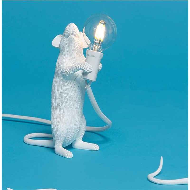 Nordic Creative Resin Mini Animal Mouse Light - Muselune