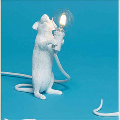Nordic Creative Resin Mini Animal Mouse Light - Muselune