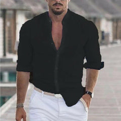 Casual Solid Shirt – Clean and stylish for any occasion. - Muselune