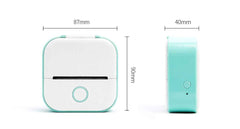 Mini Thermal Label & Photo Printer – Bluetooth-Compatible for Home & Students - Muselune