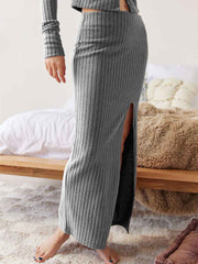 Zontroldy Women's Long-sleeve Shirt Split Dress Suit - Muselune