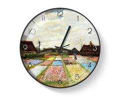 Van Gogh's Famous Painting, Harvest, Starry Sky, Silent Cartoon Clock The Muse
