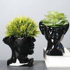 Muse Art Flower Pot Creative Plant Decoration - Muselune