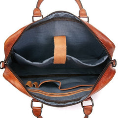 Skeleton-skin Genuine Leather High-grade Briefcase - Muselune