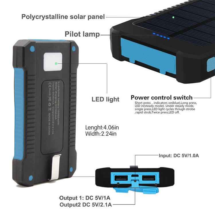 Waterproof Solar Powerbank