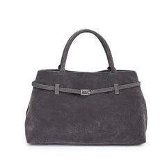 2025 Hot Sale Decorative Design Solid Faux Suede Handbag Large Capacity Casual Tote Bags For Women Tote Design Portable Shoulder Bag - Muselune