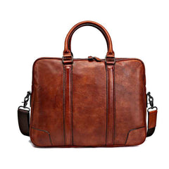 Skeleton-skin Genuine Leather High-grade Briefcase - Muselune