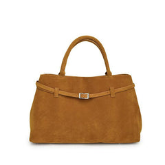 2025 Hot Sale Decorative Design Solid Faux Suede Handbag Large Capacity Casual Tote Bags For Women Tote Design Portable Shoulder Bag - Muselune