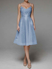 Women's Summer Sling Embroidered Sleeveless Dress - Muselune