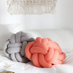 Sofa Pillow Office Nap Craft Pillow Knot Throw Pillow - Muselune