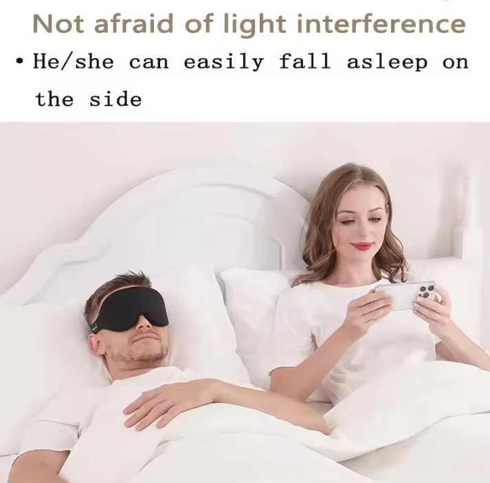 3D Black Out Sleep Mask Muselune