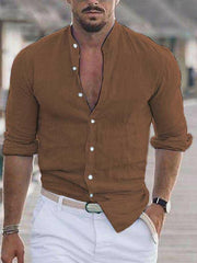 Casual Solid Shirt – Clean and stylish for any occasion. - Muselune