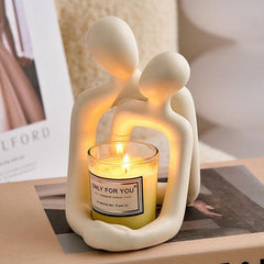 Heartwarming Loving Couple Timeless Sculpture Nightstands The Muse