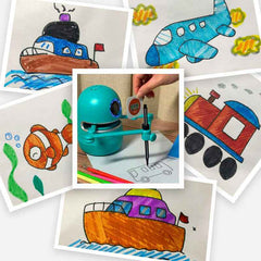 Painting Robot Kindergarten Children Students - Muselune