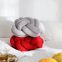 Sofa Pillow Office Nap Craft Pillow Knot Throw Pillow - Muselune