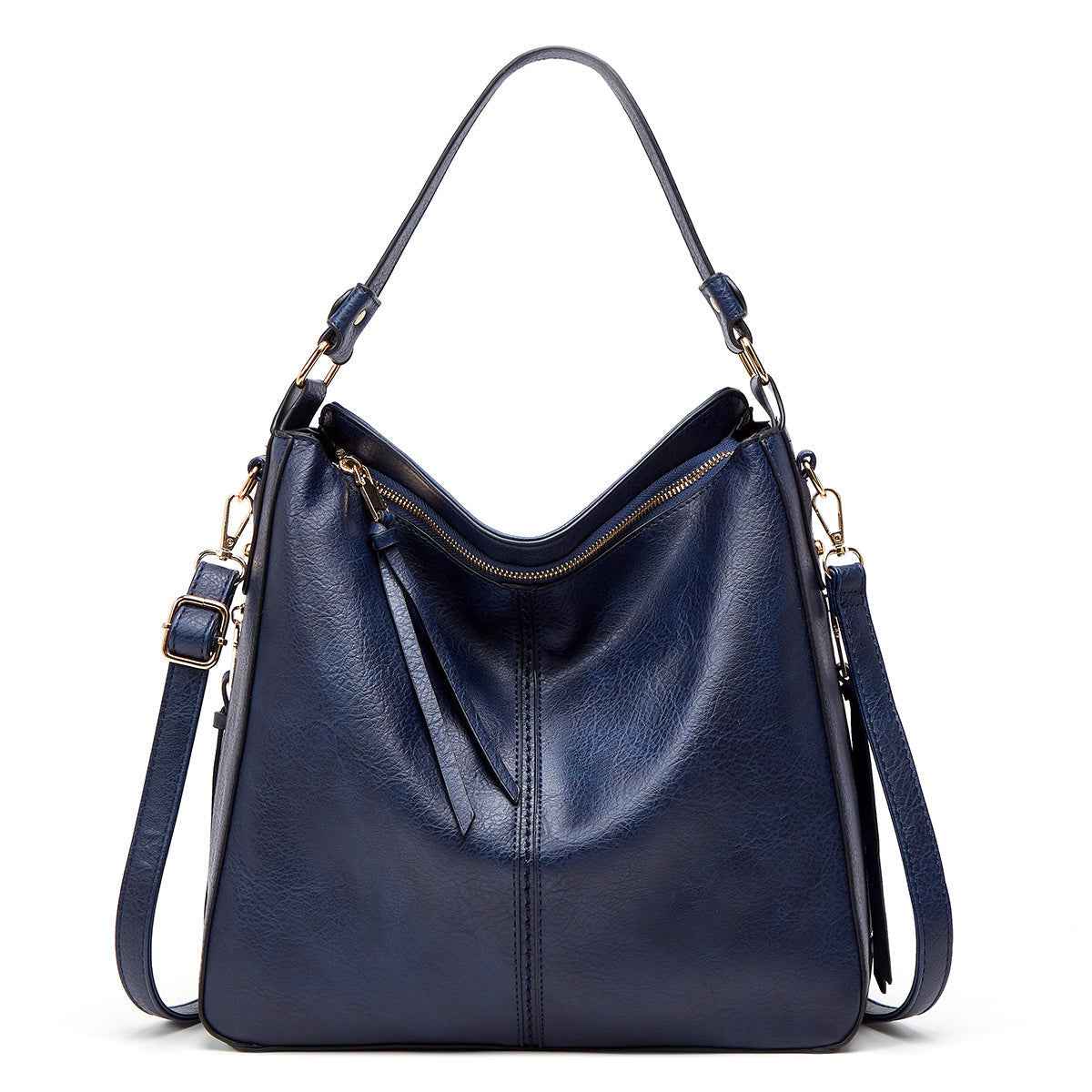 Hobos Bucket Adjustable Shoulder-strap Handbag - Muselune