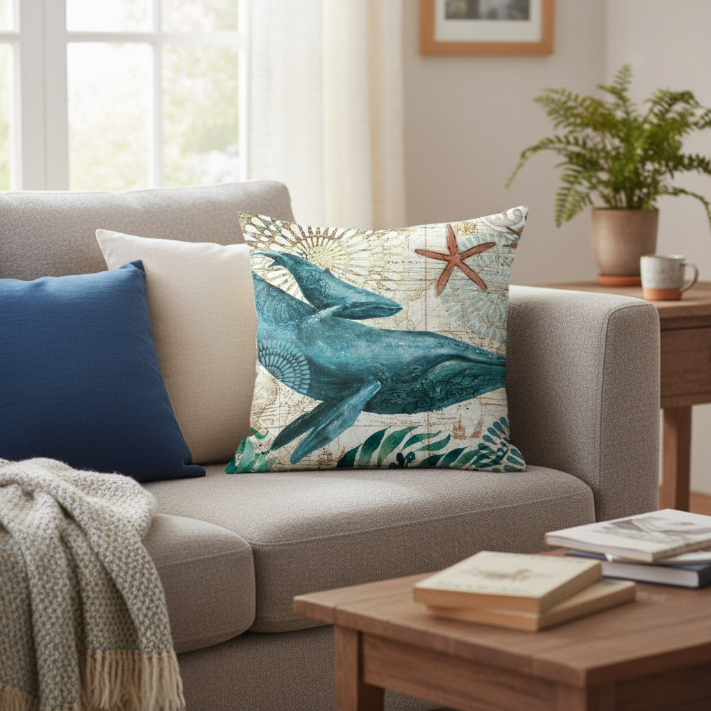 Ocean Turtle Pillow Covers – Beautiful Sea Turtle Print The Muse