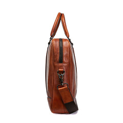 Skeleton-skin Genuine Leather High-grade Briefcase - Muselune