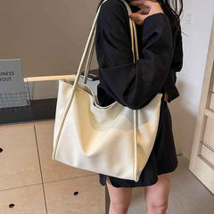 Commuter Totes Leather Bag - Stylish PU Leather Shoulder Bag