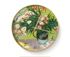 Van Gogh's Famous Painting, Harvest, Starry Sky, Silent Cartoon Clock The Muse