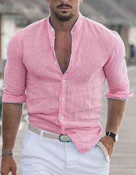 Casual Solid Shirt – Clean and stylish for any occasion. - Muselune