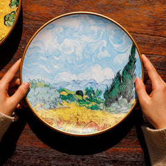 Vincent Van Gogh's Oil Painting Decorative Plates Ceramic Ornaments The Muse
