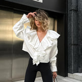 Fashionable All-match Temperament Leisure Shirt For Women Muselune