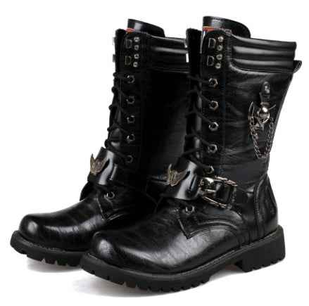 Trend High Military Cowboy boots The Muse