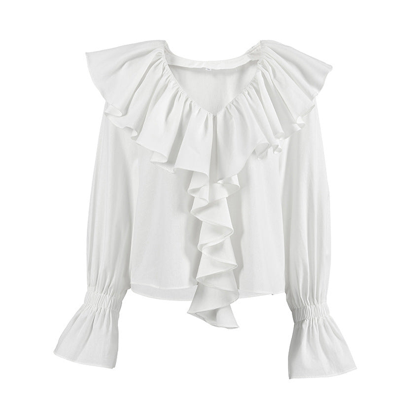 Fashionable All-match Temperament Leisure Shirt For Women Muselune