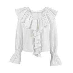 Fashionable All-match Temperament Leisure Shirt For Women Muselune