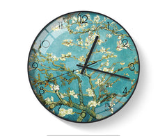 Van Gogh's Famous Painting, Harvest, Starry Sky, Silent Cartoon Clock The Muse