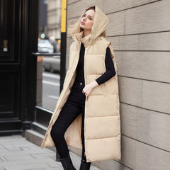 Korean Version Loose Sleeveless Down Jacket Muselune