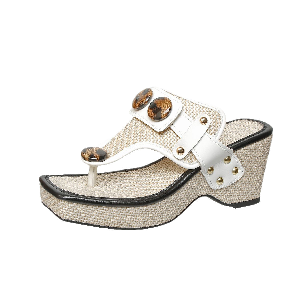 Plus Size Flip-toe Wedge Sandals The Muse