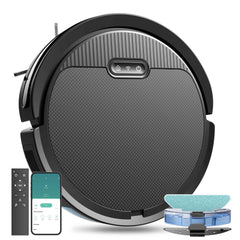 3-in-1 Robot Vacuum & Mop – Ultra-Thin, 5000Pa Suction, Self-Charging - Muselune