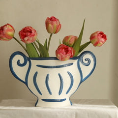 Modern Art Hand-painting Resin Vase Decoration The Muse