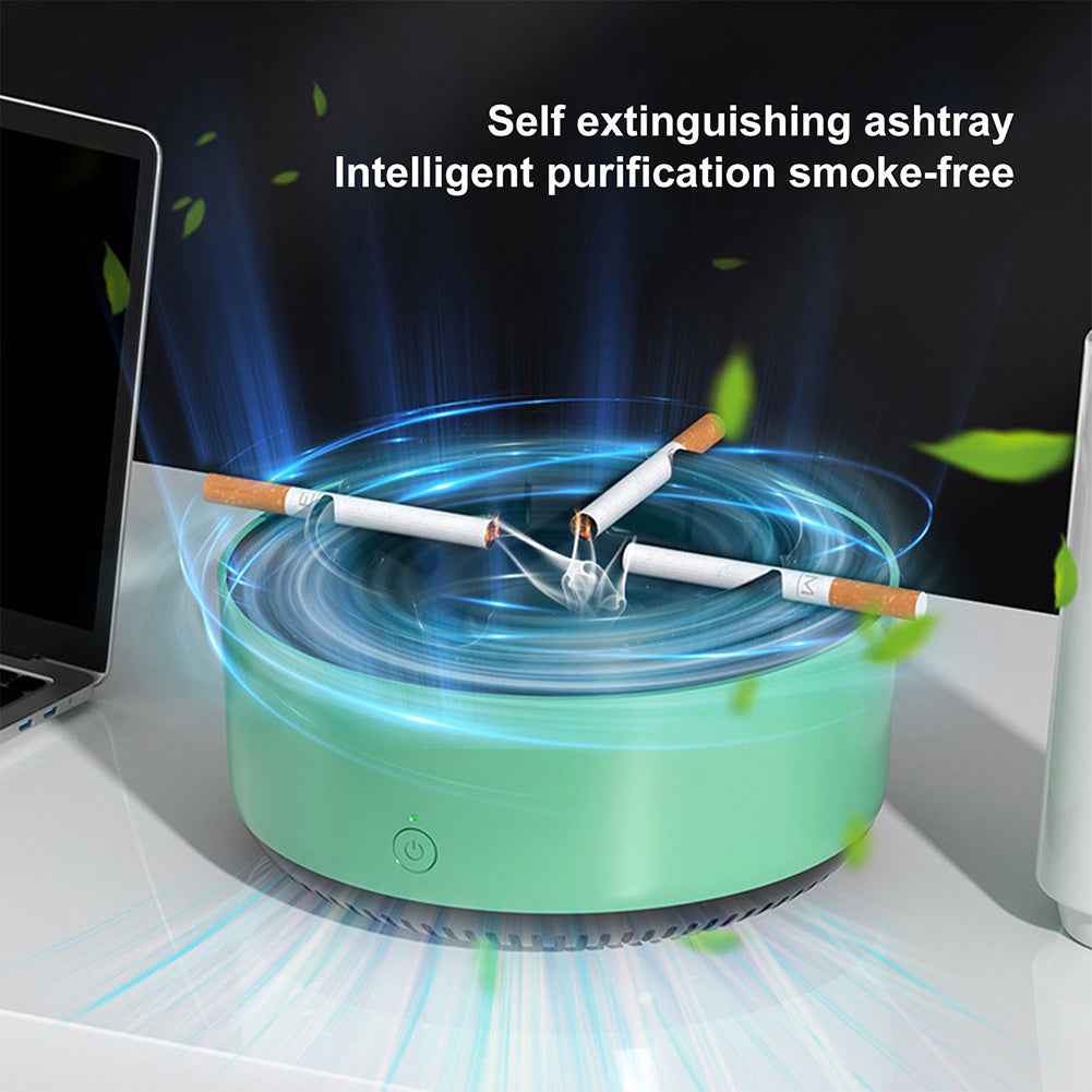 Smart Air Purifier Ashtray – Electronic Smoke Filter for Home & Office - Muselune