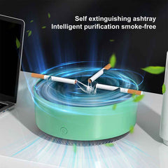 Smart Air Purifier Ashtray – Electronic Smoke Filter for Home & Office - Muselune