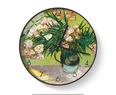 Van Gogh's Famous Painting, Harvest, Starry Sky, Silent Cartoon Clock The Muse