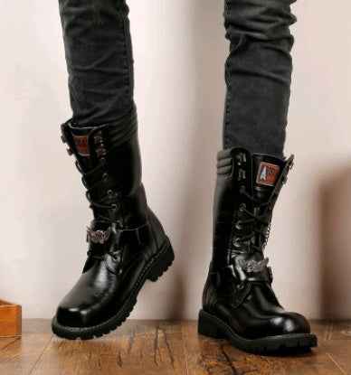 Trend High Military Cowboy boots