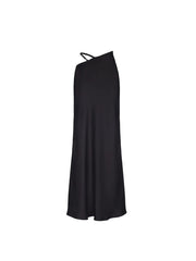 Solid Color Hollow-out Bodycon Maxi Skirt - Muselune