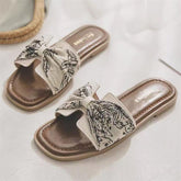 French  National Flat Outdoor Comfortable Slippers The Muse